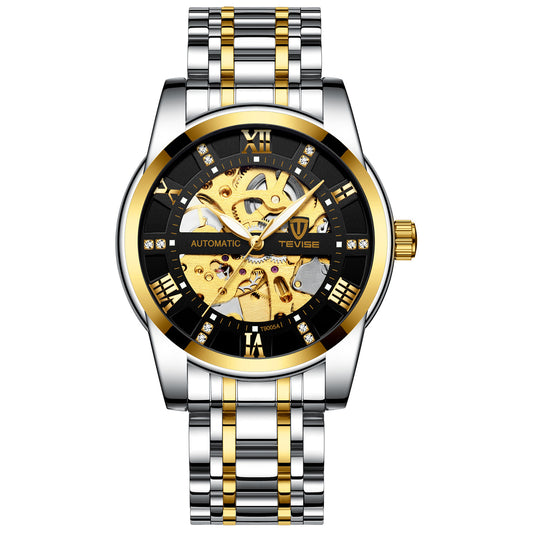 Automatic Hollow Mechanical Timepiece Watch